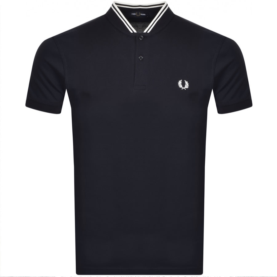 Alternative Image for ProductFred Perry Bomber Collar Polo T Shirt Navy1